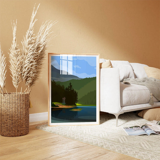 Poster Carpathians, Lake Synevyr