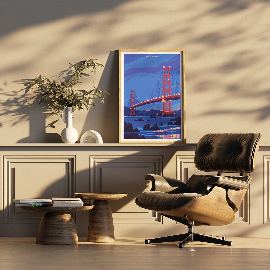 San Francisco, Golden Gate Bridge poster