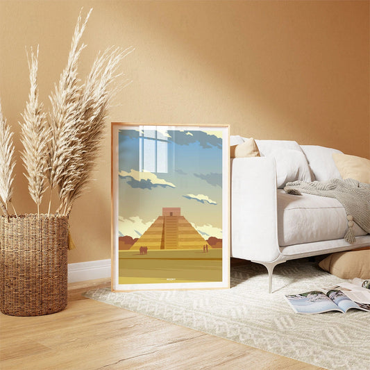 Poster Mexico, Chichen Itza