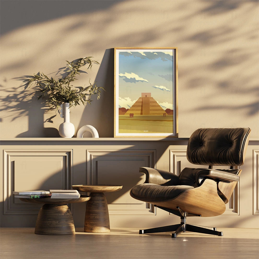 Poster Mexico, Chichen Itza