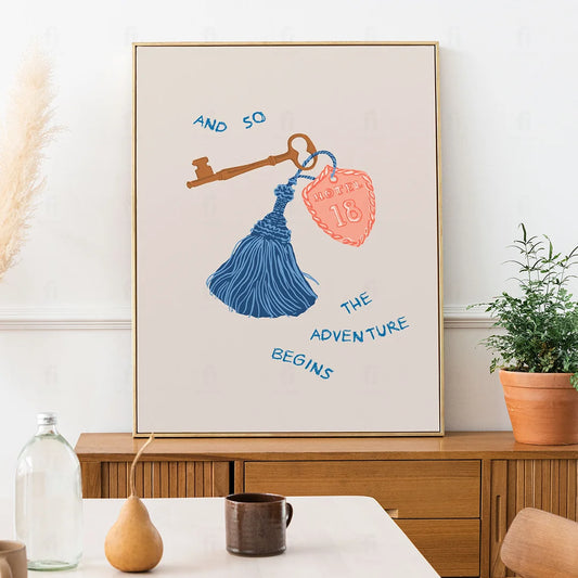 Poster And so the adventure begins