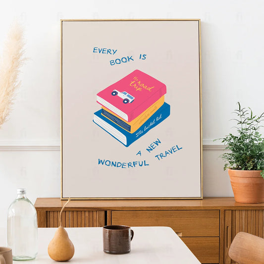 Poster Every book is a new, wonderful journey