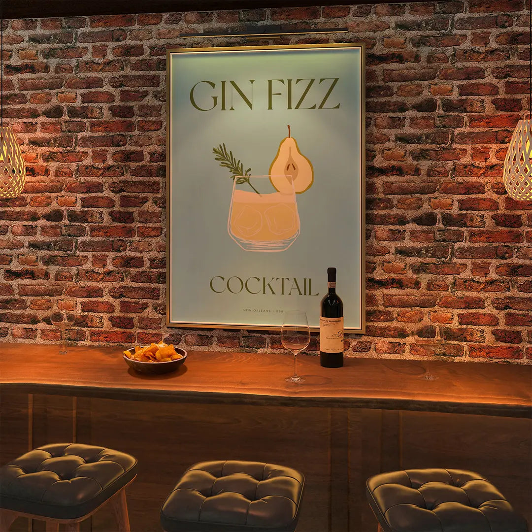 Gin Fizz Poster