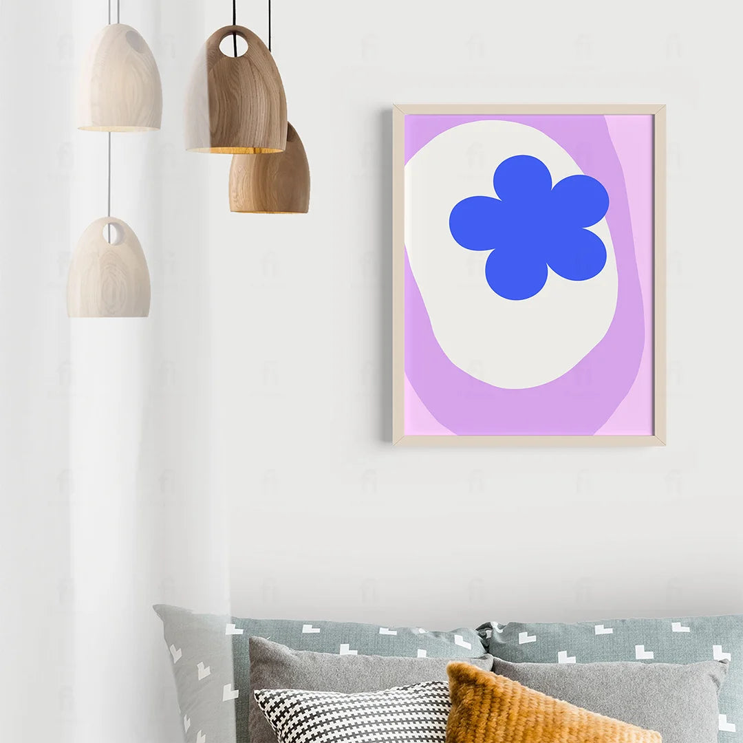 Blue Flower Poster