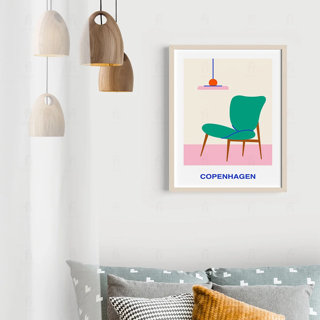 Poster Copenhagen Style Armchair