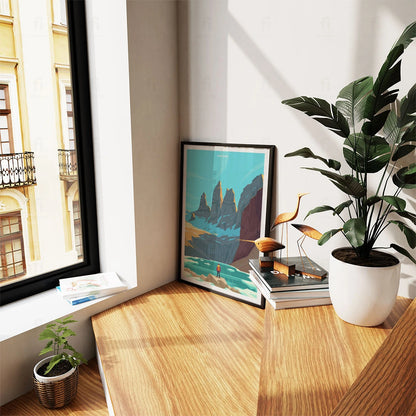 Patagonia, Torres del Paine poster 