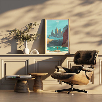 Patagonia, Torres del Paine poster 