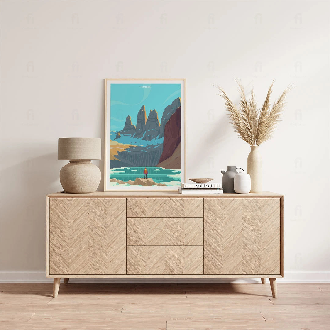 Patagonia, Torres del Paine poster 