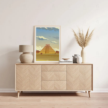 Poster Mexico, Chichen Itza 