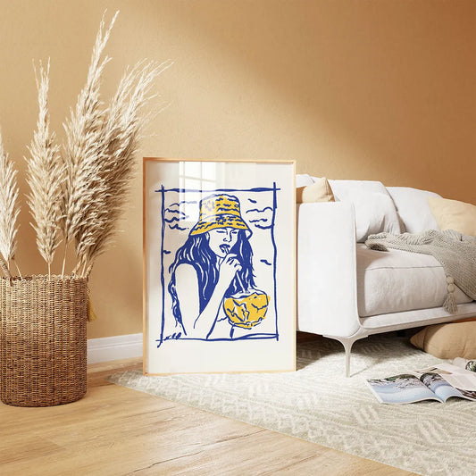 Plakat "Enjoy Sweet Moments" - Grafika do Kawiarni i Baru - Findposter