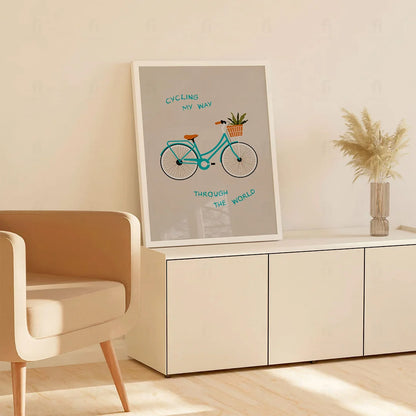 Poster Bicycle Journey 