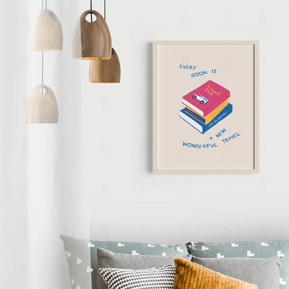 Poster Every book is a new, wonderful journey 