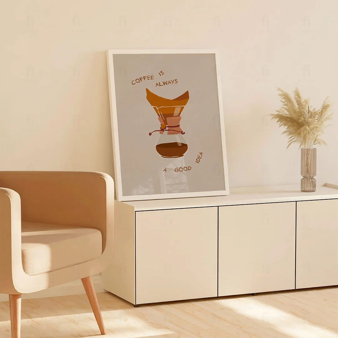 Poster Coffee is always a good idea 