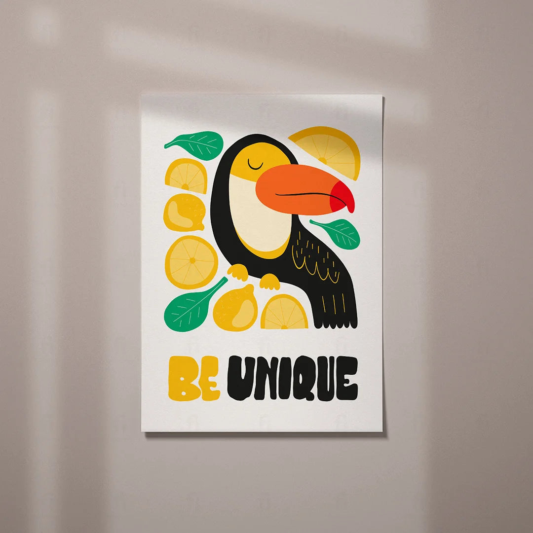 Plakat "Bądź Unikalny"