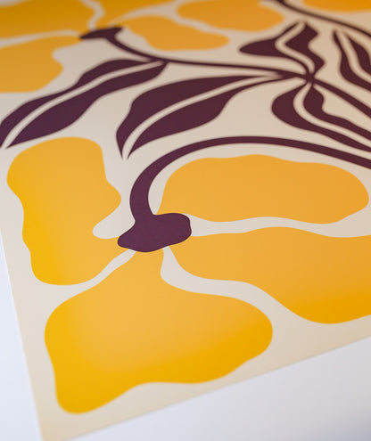 Golden Glow Poster