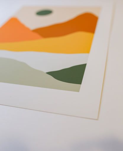 Scenic Hills Poster