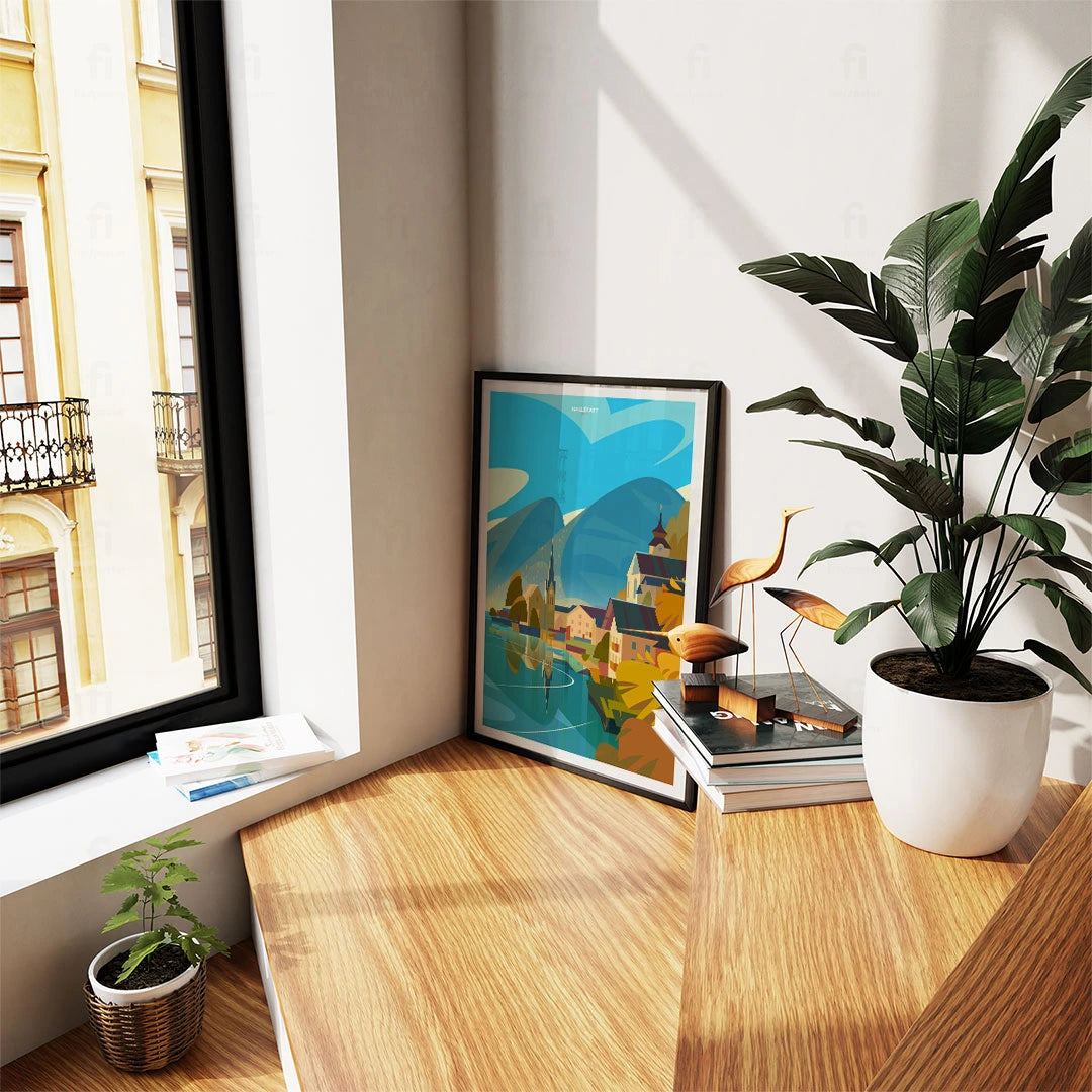 Hallstatt w Austrii,