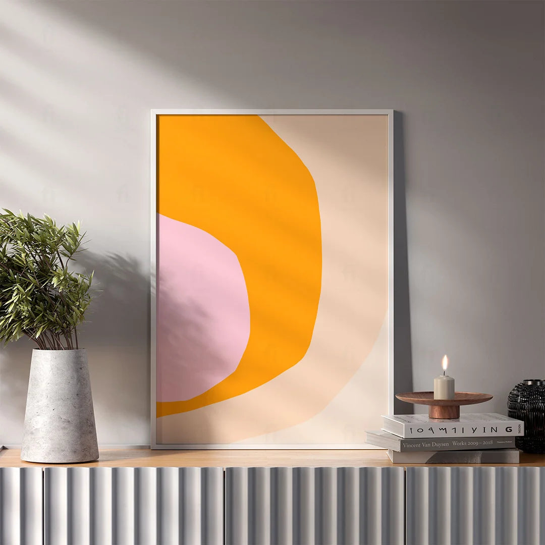 Abstract Sunshine Poster 