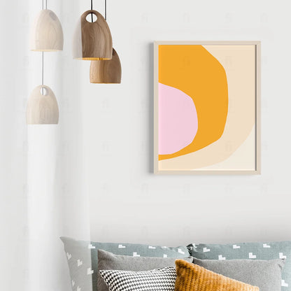Abstract Sunshine Poster 