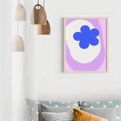 Blue Flower Poster